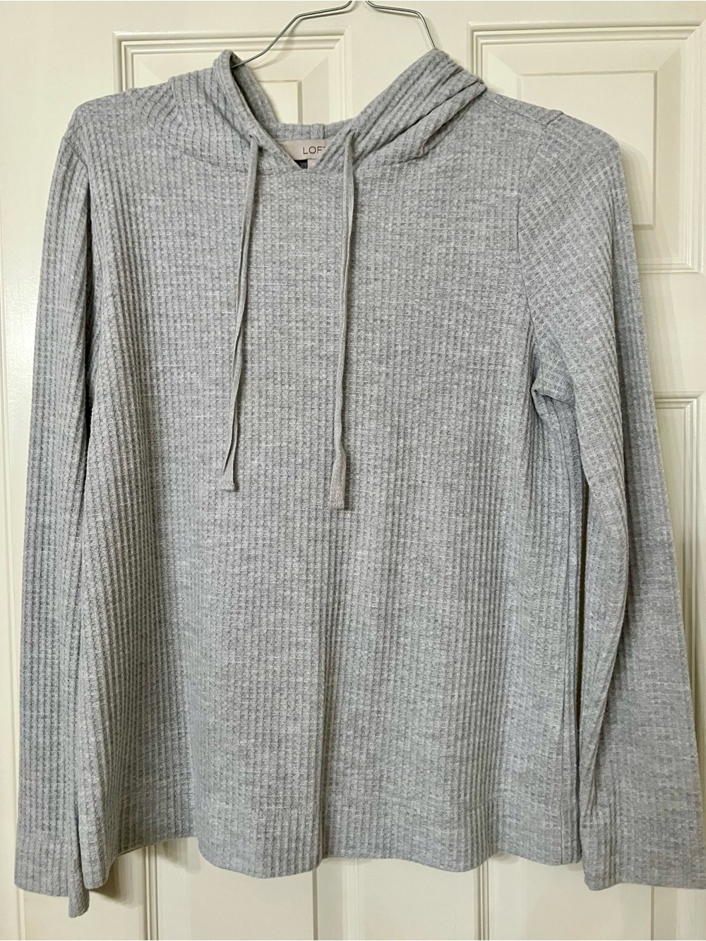 LOFT Waffle Hoodie